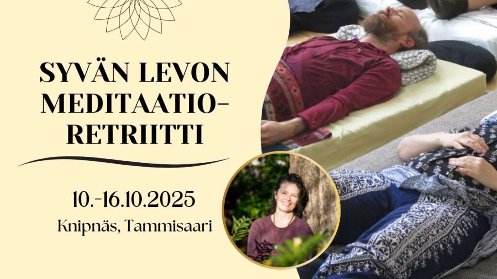 Syvän levon meditaatioretriitti Jaya Ashmoren kanssa