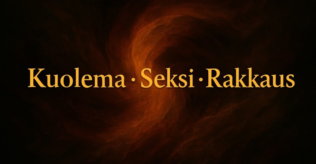 Kuolema · Seksi · Rakkaus -Retriitti